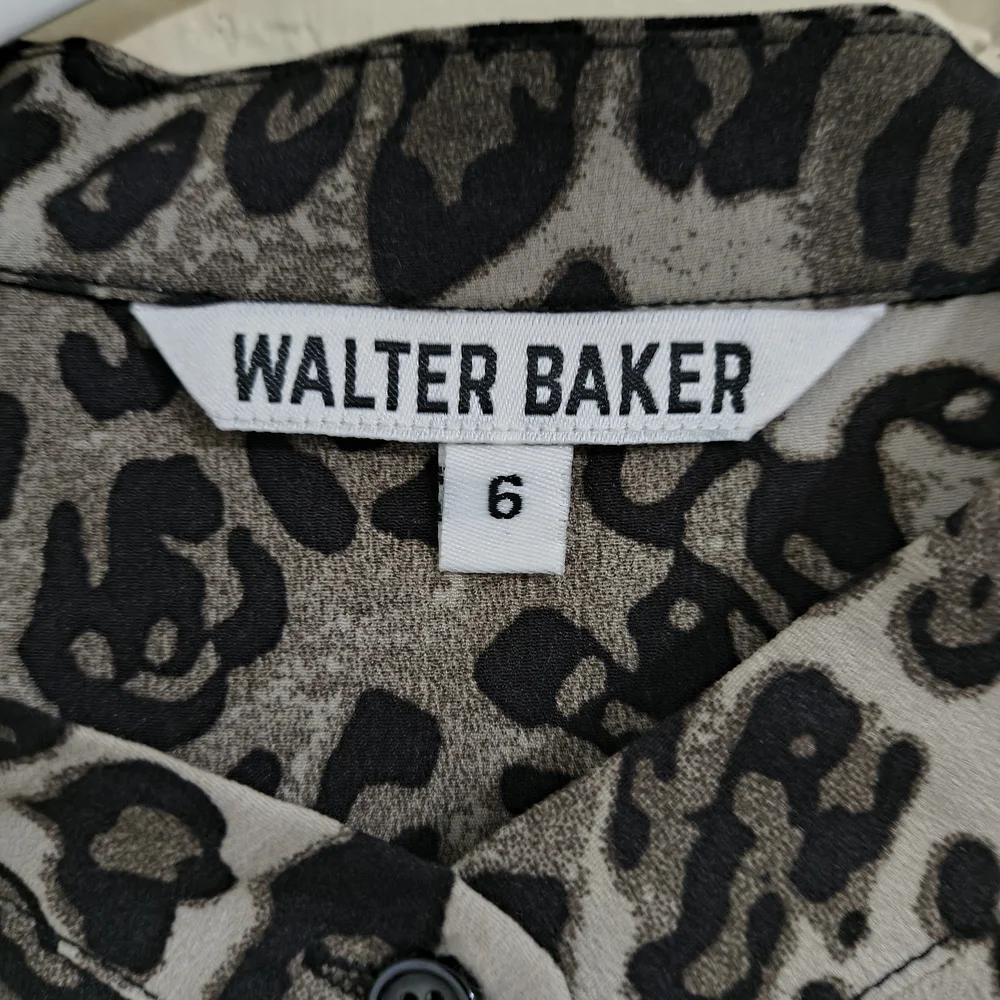 Leopard Print Ruffle Dress - Picture 2 of 5